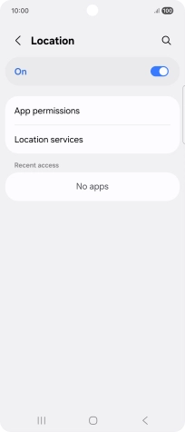 Press App permissions.