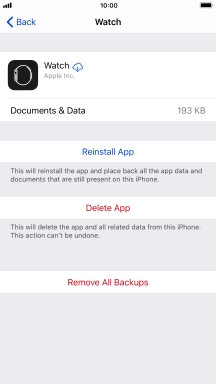 Press the Home key to return to the home screen.