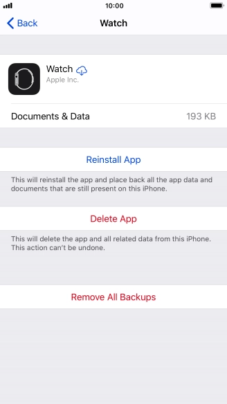 Press the Home key to return to the home screen.