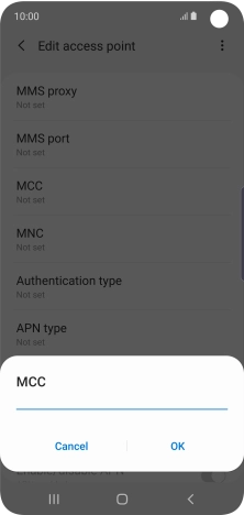 Key in 505 and press OK.