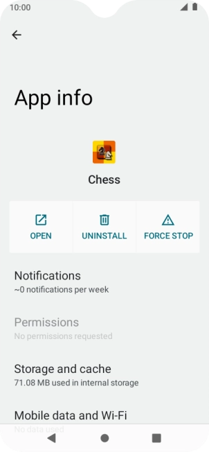 Press Storage and cache.
