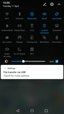 Press Airplane Mode to turn the function on or off.