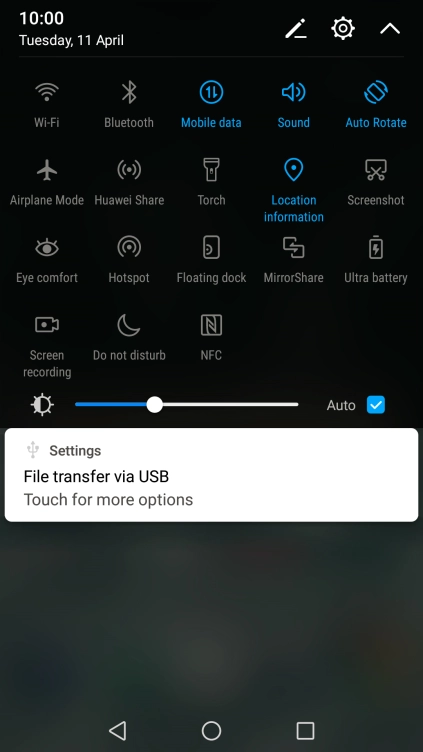 Press Airplane Mode to turn the function on or off.