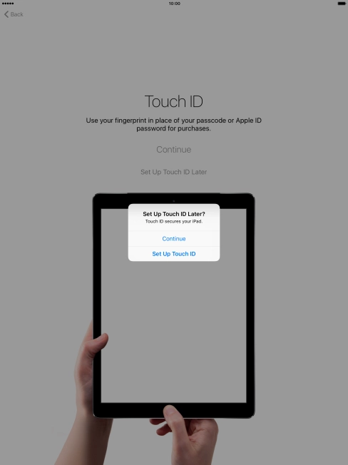 If you turn off the function, press Continue.
