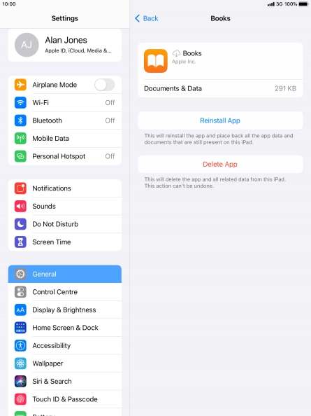 Press the Home key to return to the home screen.