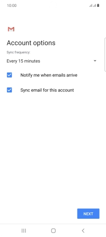 Press the drop down list below 