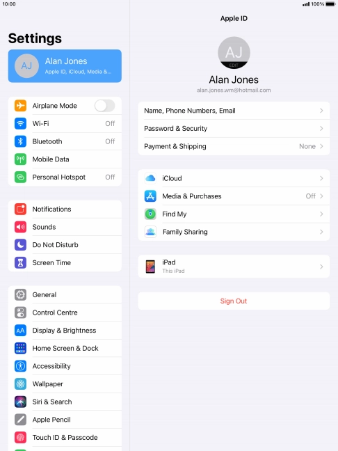 Press the Home key to return to the home screen.