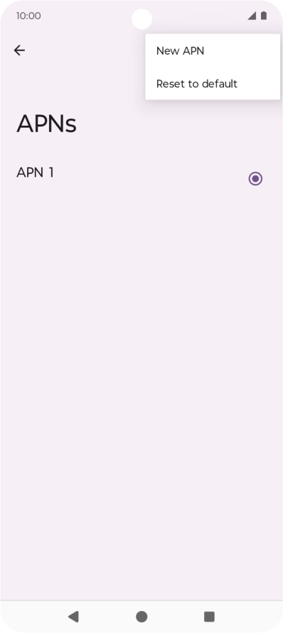 Press New APN.