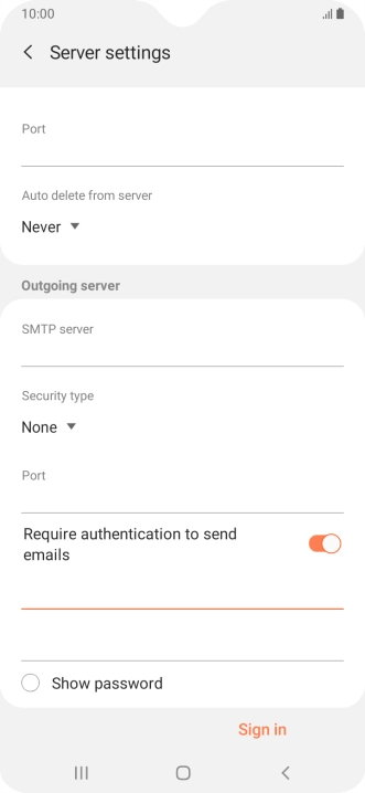 Press the second field below 