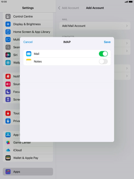 Press Save. Your email account has now been set up. To select more settings for incoming and outgoing server, proceed with the following steps.