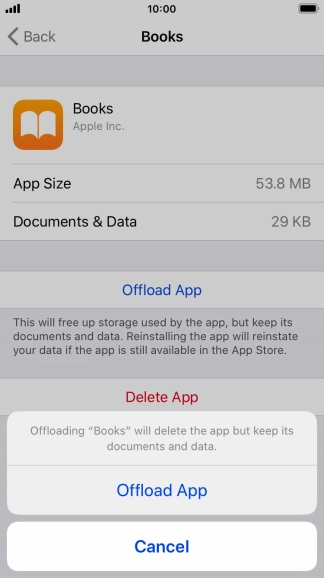 Press Offload App.