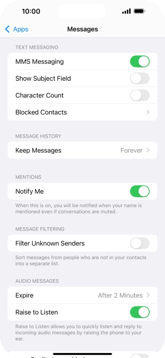 Slide your finger upwards starting from the bottom of the screen to return to the home screen.