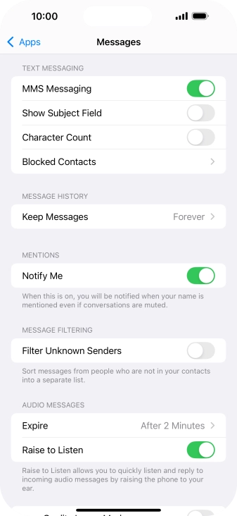 Slide your finger upwards starting from the bottom of the screen to return to the home screen.