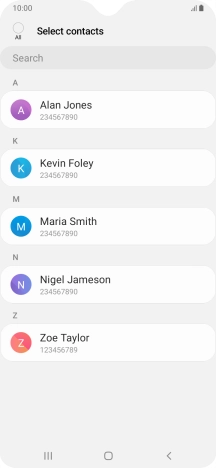 Press the field above 