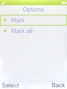 Select Mark all.