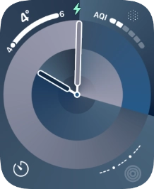 When the battery charging icon is displayed, the battery is charging.