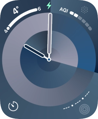 When the battery charging icon is displayed, the battery is charging.