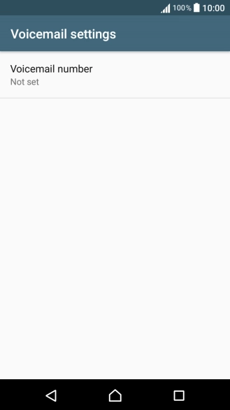 Press Voicemail number.