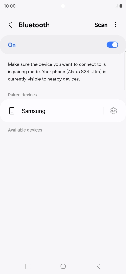 Press the Home key to return to the home screen.