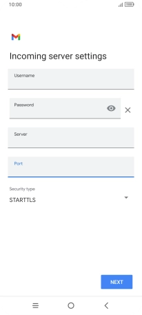 Press the drop down list below 