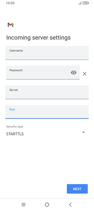 Press the drop down list below 