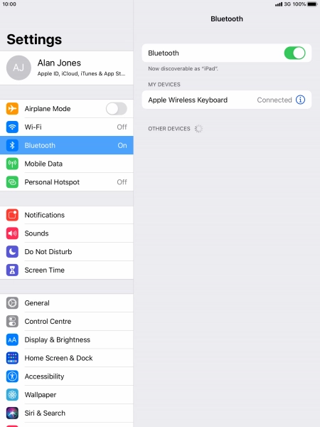 Press the Home key to return to the home screen.
