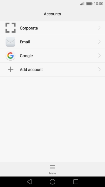 Press the Home key to return to the home screen.
