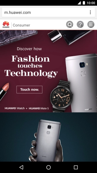 Press the address bar.