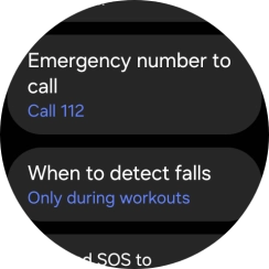 Press Emergency number to call.