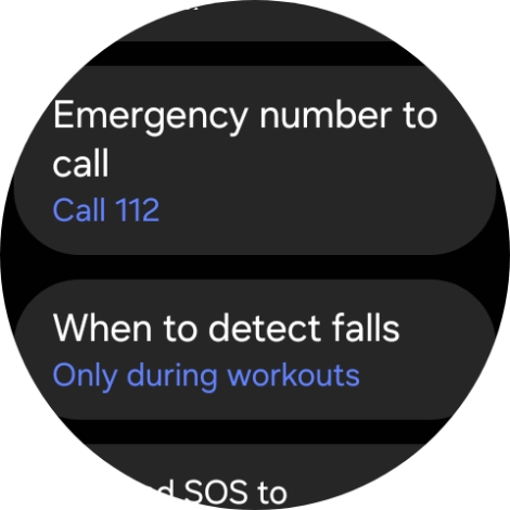 Press Emergency number to call.