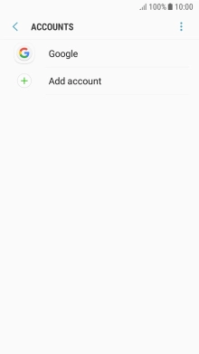 Press the required account.