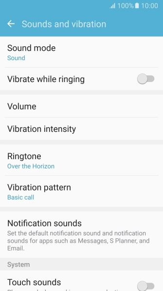 Press Ringtone.