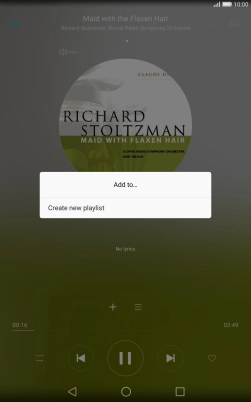 Press Create new playlist.