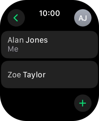 Press the required contact.