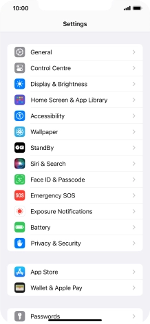 Press Accessibility.