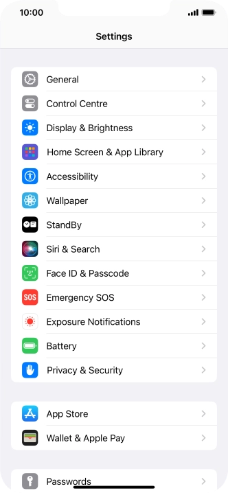 Press Accessibility.