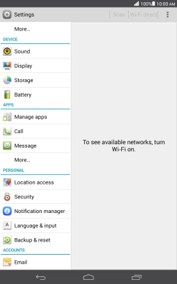 Press the Home key to return to the home screen.