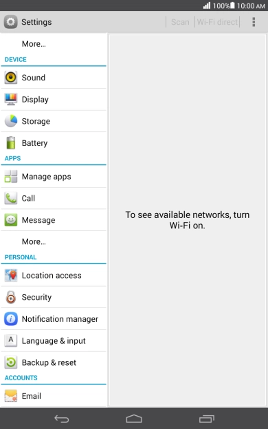 Press the Home key to return to the home screen.
