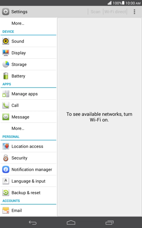 Press the Home key to return to the home screen.