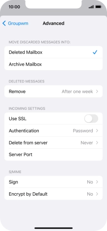 Press Authentication.