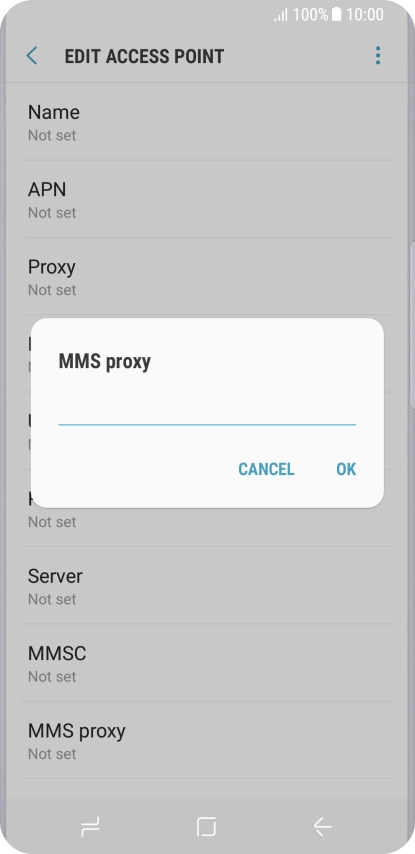 Key in 10.202.002.060 and press OK.