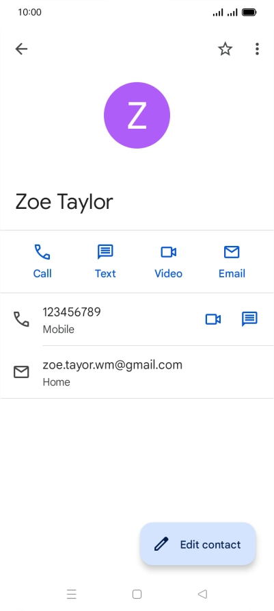 Press the call icon.