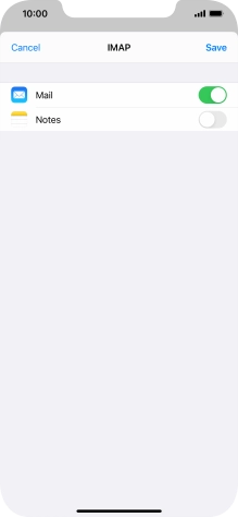 Press Save. Your email account has now been set up. To select more settings for incoming and outgoing server, proceed with the following steps.