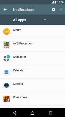 Press the required app.