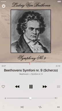 Press arrow right to go to the next audio file.