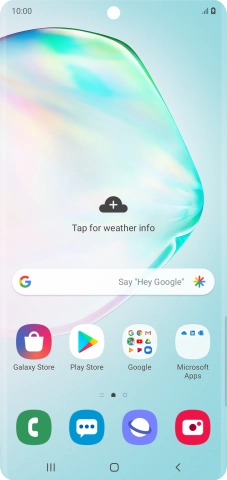 When the battery charging icon is displayed, the battery is charging.
