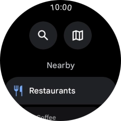 Press the search icon.