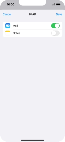 Press Save. Your email account has now been set up. To select more settings for incoming and outgoing server, proceed with the following steps.