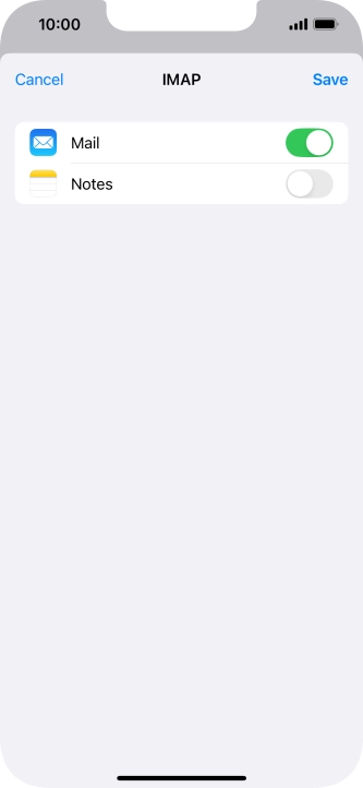 Press Save. Your email account has now been set up. To select more settings for incoming and outgoing server, proceed with the following steps.