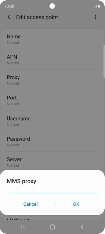 Key in 10.202.002.060 and press OK.